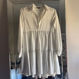 Ruffled polka dot dress